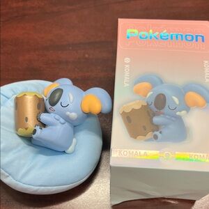 Pokemon Komala Blue figurine on soft bed! Confirmed. Box opened from bottom.